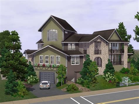 My Sims 3 Blog Ginkgo New House At Sims 3 Modern Hous