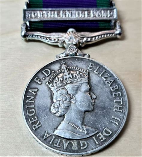 Royal Navy Post Ww2 British General Service Medal Northern Ireland Jb
