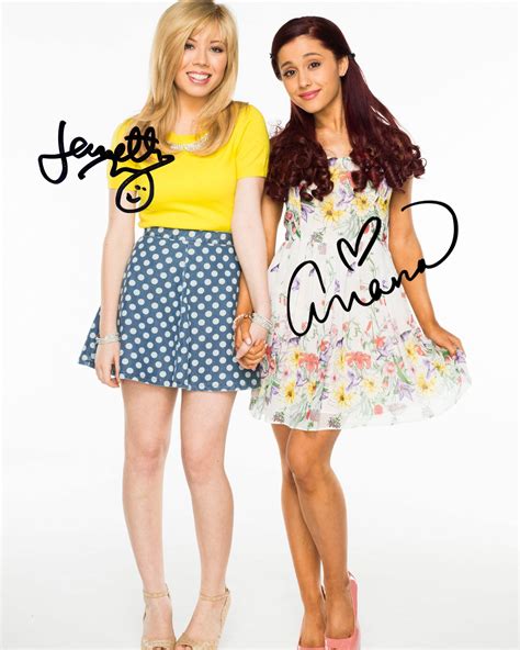 Buy Sam Cat Duo Reprint Signed Photo Rp Jennette Mccurdy Ariana