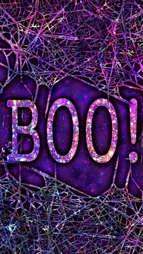 Galaxy Boo Made By Me Purple Sparkly Wallpapers