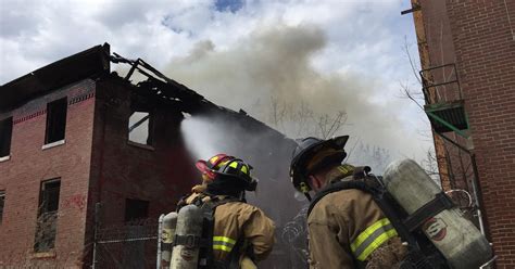 Firefighters battle blaze in vacant building at Eloise