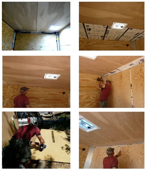 My Stealth Cargo Trailer The Finished Ceiling