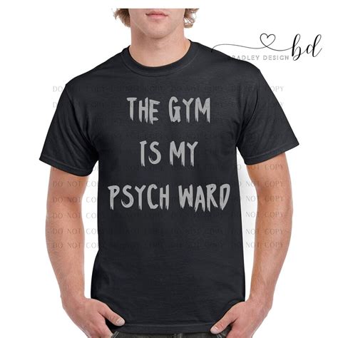 the gym is my psych ward hoodie etsy