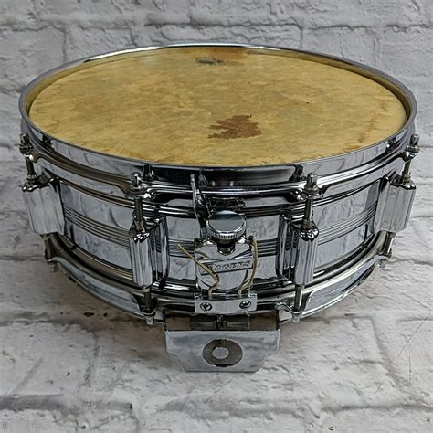 Rogers 14x55 Dynasonic Snare Drum Big R 1970s Evolution Music