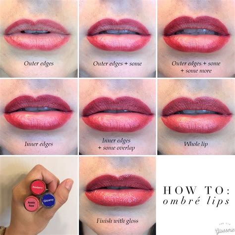How To Ombre Lips Thelipglosserie Lipsense Lip Colors Ombre Lips Ogx Hair Products
