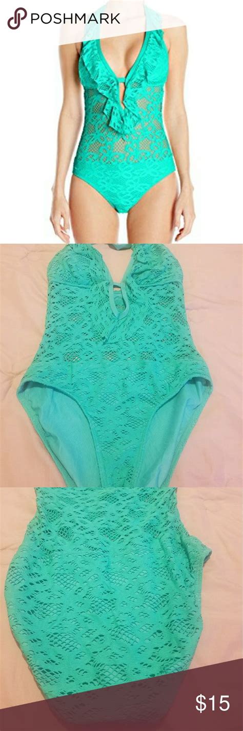 Kenneth Cole Reaction Turquoise Bathing Suit Kenneth Cole Reaction