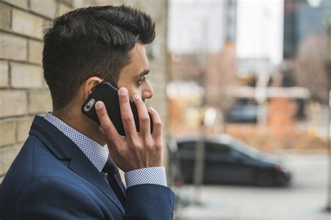 Picture Of Man Talking On Cellphone Free Stock Photo