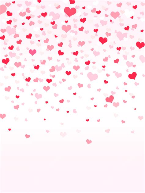 Beautiful Romantic Full Heart Pink Background Wallpaper Image For Free Download Pngtree