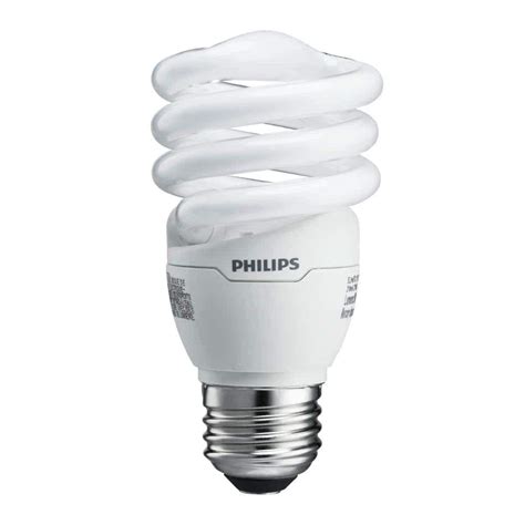 Philips 60w Equivalent Soft White T2 Spiral Cfl Light Bulb 24 Pack
