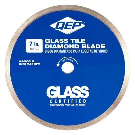Qep 7 In Glass Tile Diamond Blade For Wet Tile Saws 6