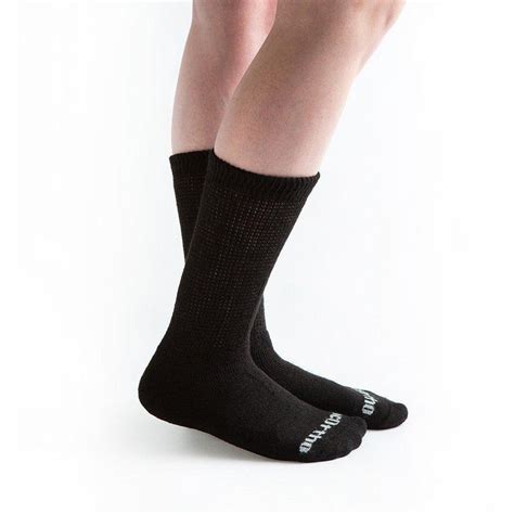 Doc Ortho Ultra Soft Loose Fit Diabetic Crew Socks 3 Pairs Value Pack