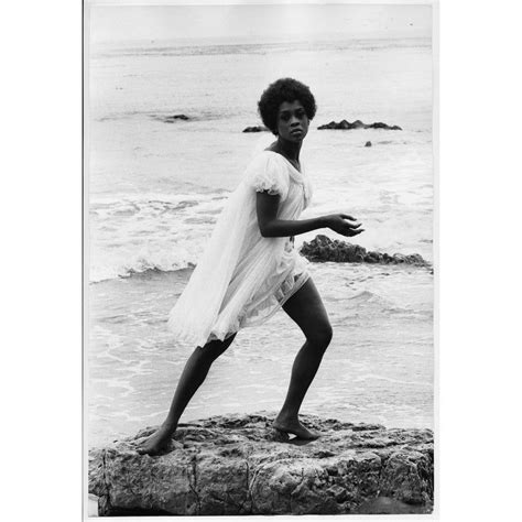 Lola Falana Posing On The Beach Photographed By Frank Dandridge 1969