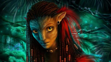 Zoe Saldana As Neytiri Hd Avatar The Way Of Water Wallpapers Hd