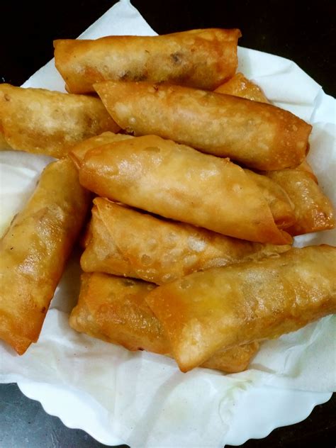 Chicken Tikka Chinese Roll Recipe Chicken Spring Rolls Ramzan Recipe