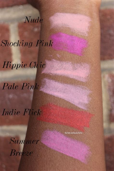 If you have a darker skin tone, mehr can wash you out. NYX Matte Lipstick Swatches on Dark Skin | Lipstick ...