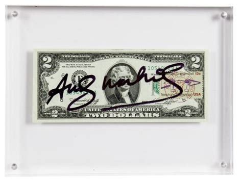 Andy Warhol Two Dollar Banknote Mutualart