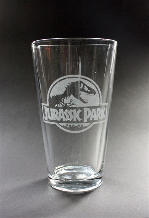 Jurassic Park Glass By Armoryfab On Etsy Listing