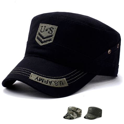 Us Army Military Hat Flat Caps Tactical Men Camouflage