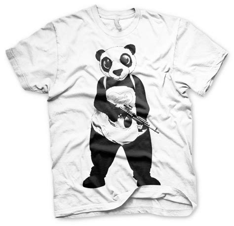 Suicide Squad Panda Vit T Shirt Suicide Squad