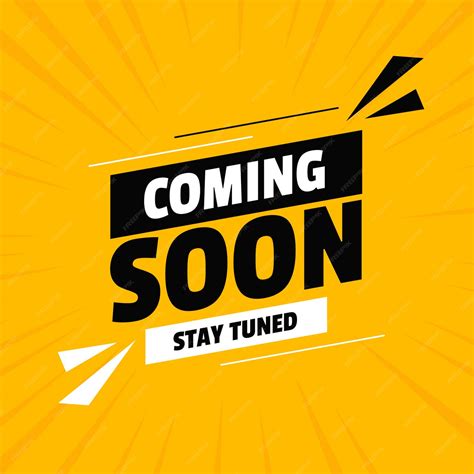 Free Vector Coming Soon Under Construction Yellow Design
