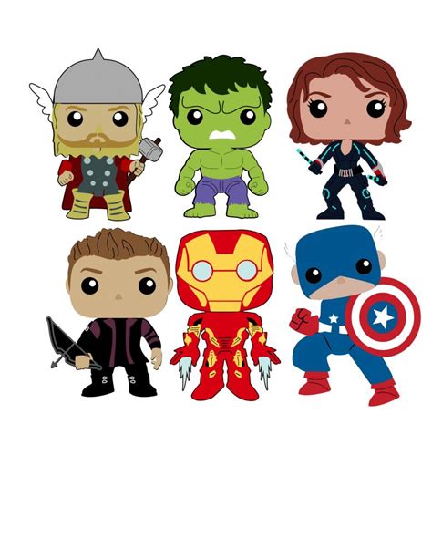 Avengers Svg Thor Svg Hulk Svg Captain America Svg Black Widow Svg