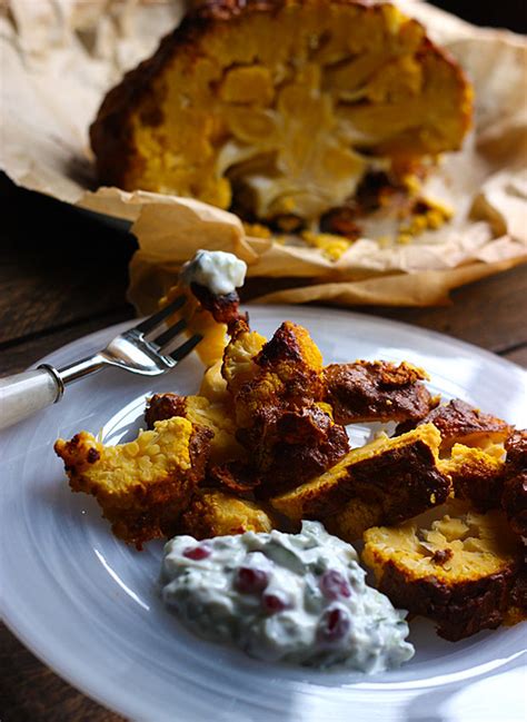 Tandoori Roasted Cauliflower Leaf Grain Leaf Grain