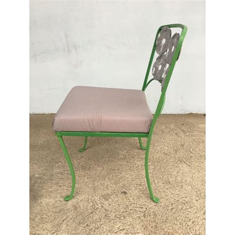 Check spelling or type a new query. 1950s Woodard Wrought Patio/Outdoor Floral Pattern Table ...