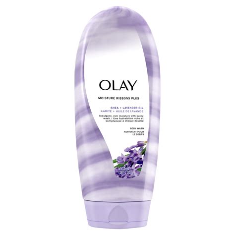 Olay Moisture Ribbons Plus Shea Lavender Oil Body Wash 18 Oz