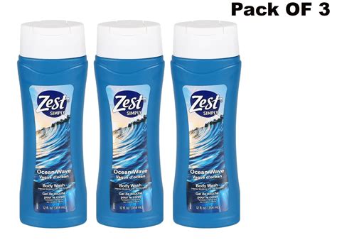 Zest Ocean Breeze Body Wash Rich Lathering Cleansing Body Wash Moisturized With An