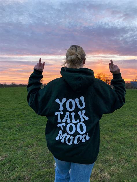 yawnn trendy hoodies with back graphic back slogan cute hoodies with sayings on the back