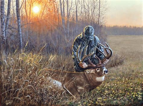 Giving Thanks Wildlife Art Hunting Drawings Deer Painting