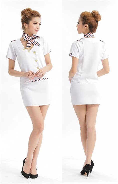 Sexy Flight Attendant Stewardess Air Hostess Uniform