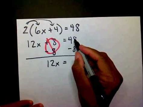 Check spelling or type a new query. Solving Two-Step Equations w/ Distributive Property ...