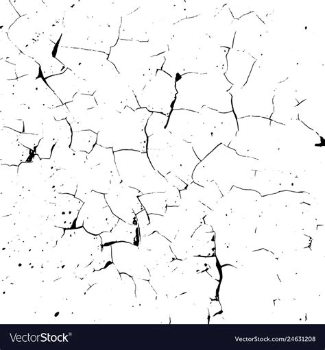 Cracked Overlay Texture Royalty Free Vector Image