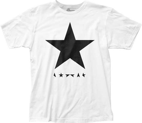 david bowie t shirt blackstar album cover art rocker rags