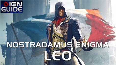 Assassin S Creed Unity Walkthrough Nostradamus Enigma Leo YouTube