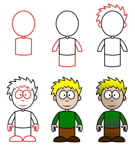 Cute, boy, cartoon, cute, cartoon, drawing, education, fun, happy, isolated, kid, learning, school, kid, white, background. Draw cartoon characters with attitude