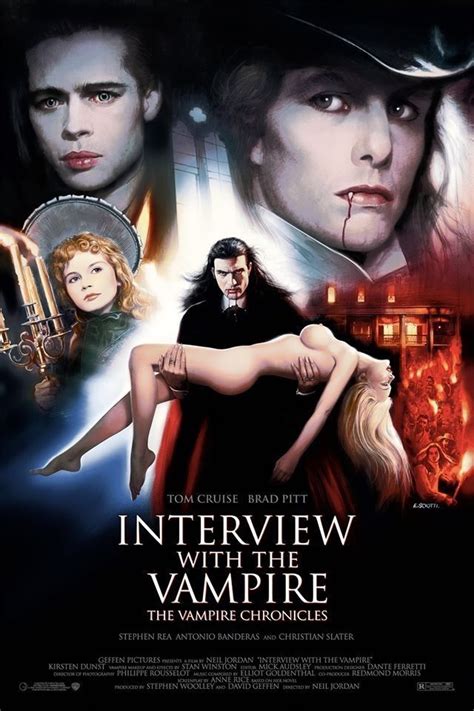 Interview With A Vampire Alternative Movie Poster In 2021 Interview