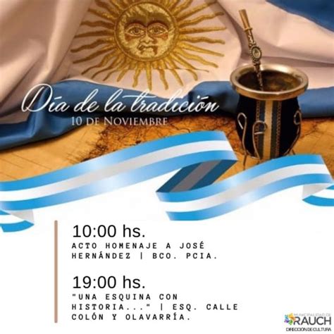 DÍa De La TradiciÓn Argentina Municipalidad De Rauch