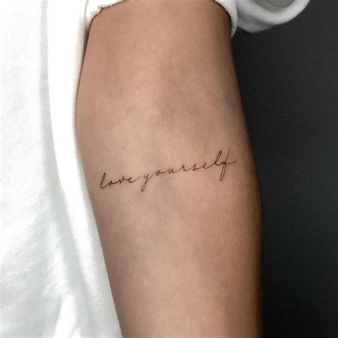 101 Best Love Yourself Tattoo Ideas You Have To See To Believe Outsons
