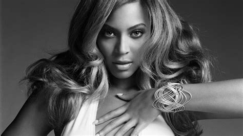 Download 1920x1080 HD Wallpaper beyonce curly black and white sensitive