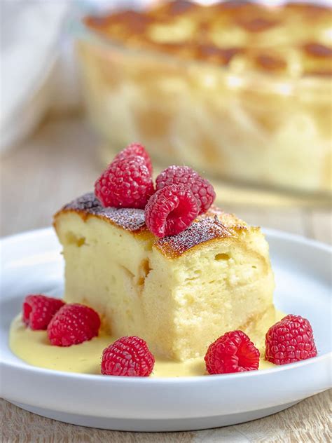 Custard Bread Pudding With Vanilla Sauce Drive Me Hungry