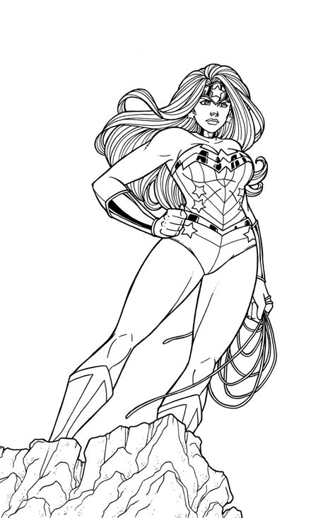 Everyone likes superhero characters including children. Wonder woman coloring pages to download and print for free