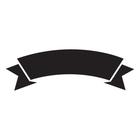 Emblema de etiqueta de cinta negra simple - Descargar PNG/SVG transparente gambar png