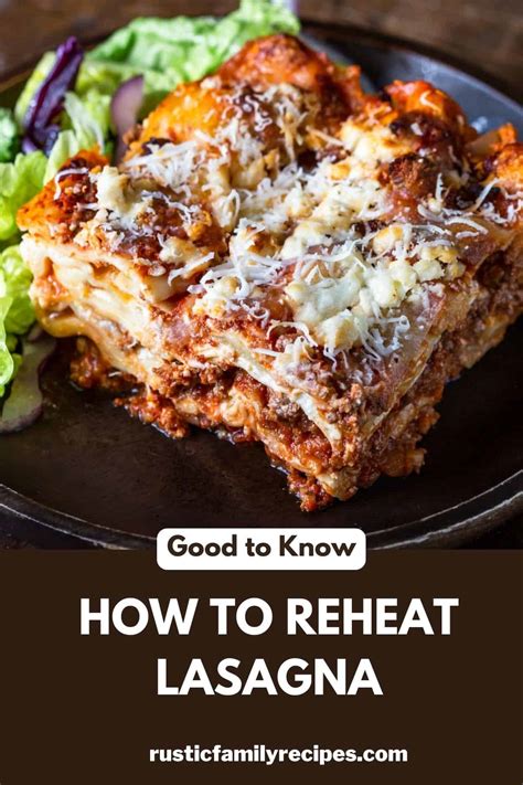 How to Reheat Lasagna - Sunny Side Suppers