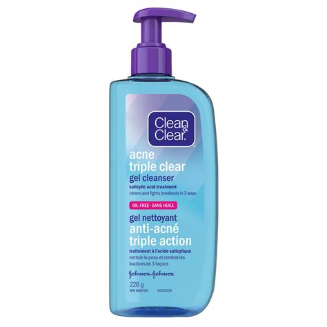 Clean And Clear Acne Triple Clear Gel Cleanser Walmart Canada
