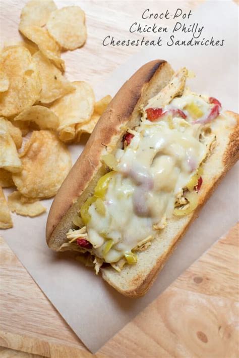Using a sharp knife while the meat is partially frozen works best. Crock Pot Chicken Philly Cheesesteak Sandwiches - The Best Blog Recipes