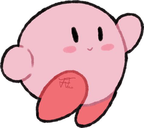 Kirby Jump By Flowfell On Deviantart