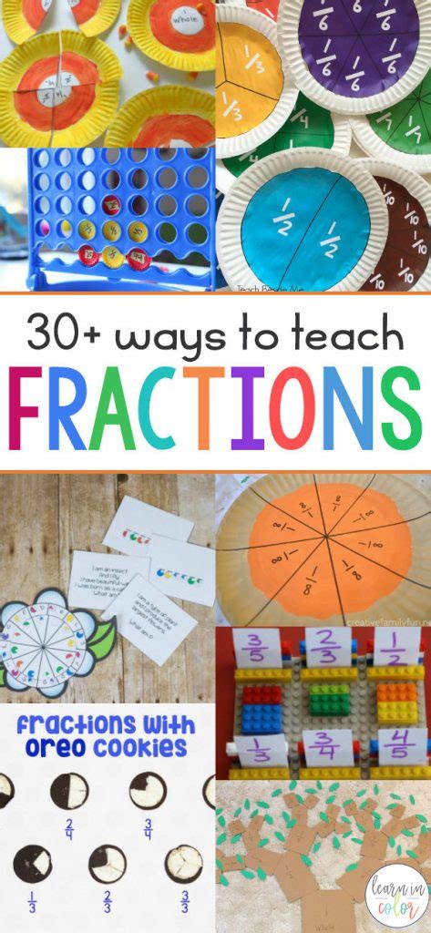 30 Of The Best Hands On Ways To Teach Fractions