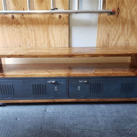 Made With Reclaimed Wood This Tv Stand Is A Great Conversation Piece